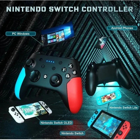 Switch Wireless Pro Controller For Switch Switch Lite Switch OLED Wake-up Turbo - Picture 8 of 12